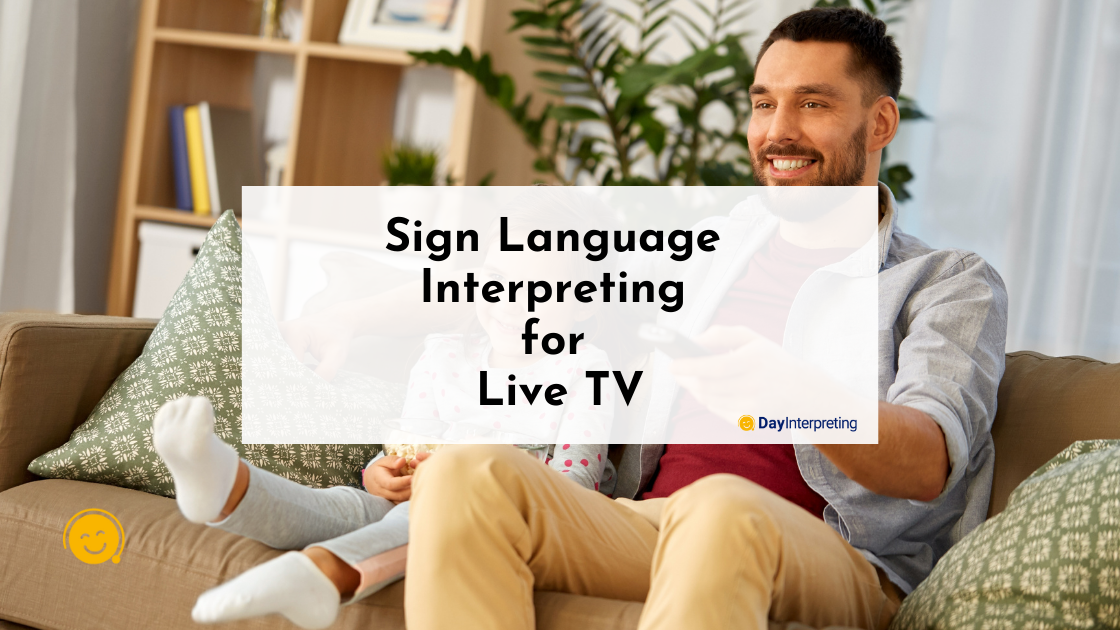 Sign Language Interpreting for Live TV