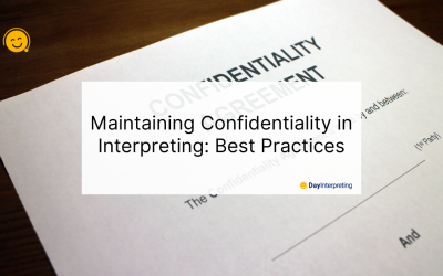 Maintaining Confidentiality in Interpreting: Best Practices