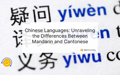 Chinese Languages: Unraveling the Differences Between Mandarin and Cantonese