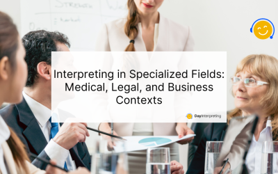 Interpreting in Specialized Fields: Medical, Legal, and Business Contexts