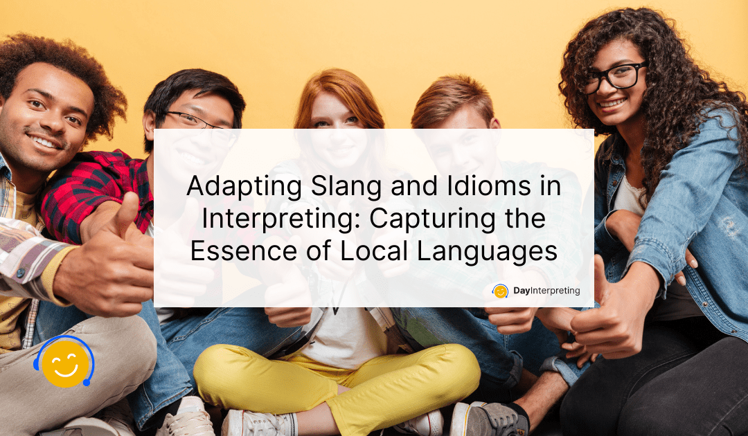 Adapting Slang and Idioms in Interpreting: Capturing the Essence of Local Languages