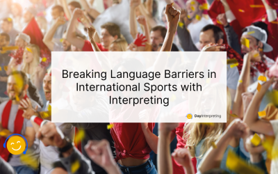 Breaking Language Barriers in International Sports with Interpreting